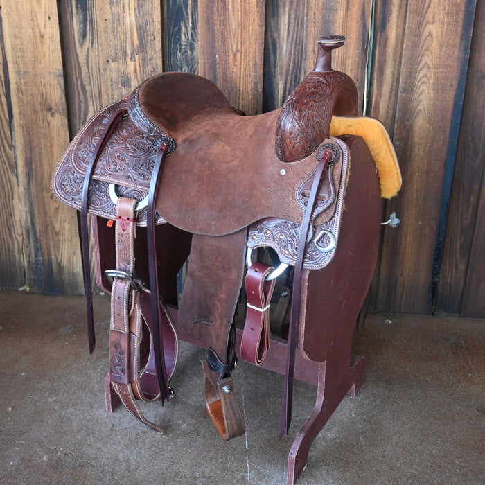 15.5" JEFF SMITH BUSTER WELCH RANCH CUTTER SADDLE Saddles - New Jeff Smith