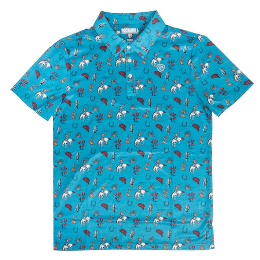 Rock & Roll Denim Men's Conversational Print Polo Shirt MEN - Clothing - Shirts - Short Sleeve Panhandle