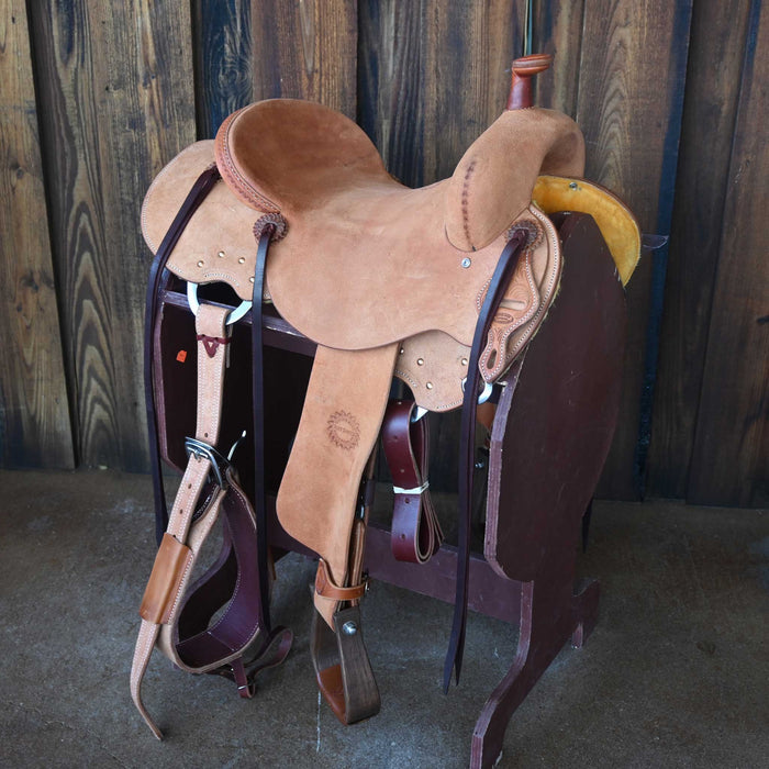15.5" JEFF SMITH BUSTER WELCH RANCH CUTTER SADDLE Saddles - New Jeff Smith