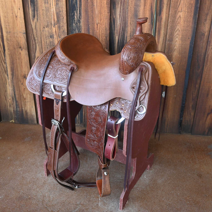 15.5" JEFF SMITH BUSTER WELCH RANCH CUTTER SADDLE Saddles - New Jeff Smith