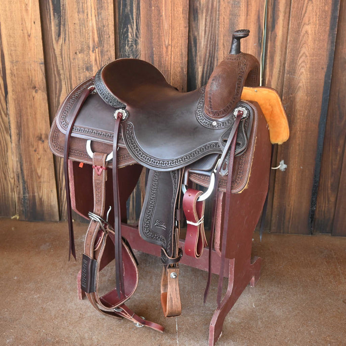 16" JEFF SMITH BUSTER WELCH RANCH CUTTER SADDLE Saddles - New Jeff Smith