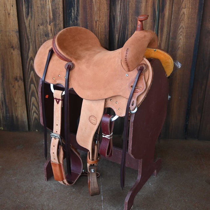16" JEFF SMITH BUSTER WELCH RANCH CUTTER SADDLE Saddles - New Jeff Smith
