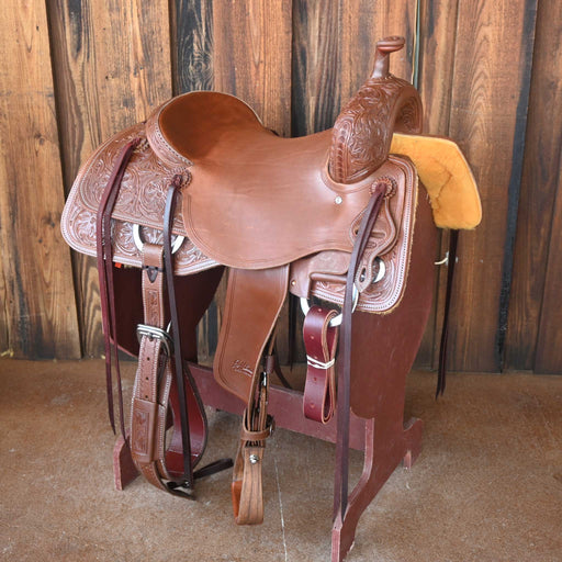 16" JEFF SMITH BUSTER WELCH RANCH CUTTER SADDLE Saddles - New Jeff Smith