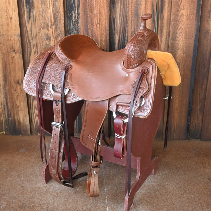 16" JEFF SMITH BUSTER WELCH RANCH CUTTER SADDLE Saddles - New Jeff Smith