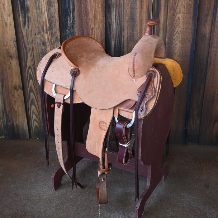 16" JEFF SMITH BUSTER WELCH RANCH CUTTER SADDLE Saddles - New Jeff Smith