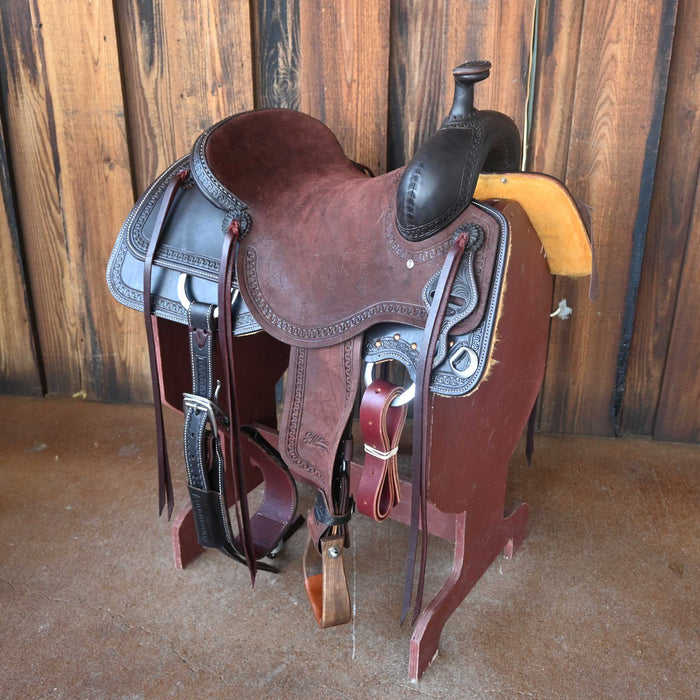 16" JEFF SMITH BUSTER WELCH RANCH CUTTER SADDLE Saddles - New Jeff Smith
