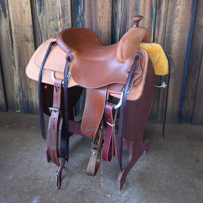 16" JEFF SMITH BUSTER WELCH RANCH CUTTER SADDLE Saddles - New Jeff Smith