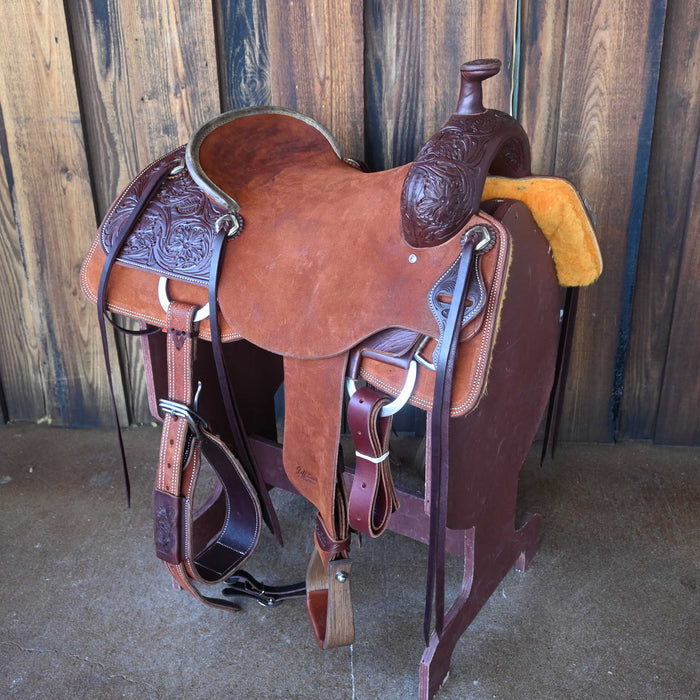 16.5" JEFF SMITH BUSTER WELCH RANCH CUTTER SADDLE Saddles - New Jeff Smith