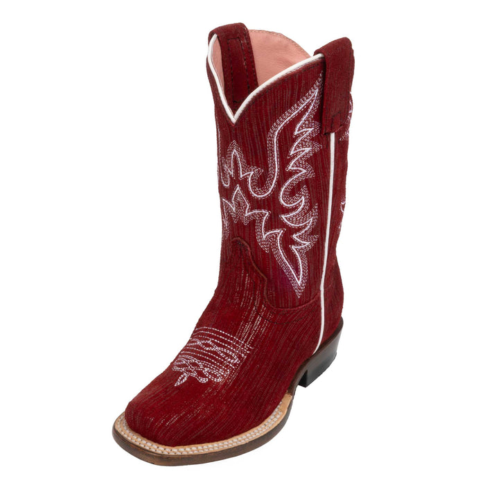 Roper Youth Big Red Suede Western Boot KIDS - Footwear - Boots Roper Apparel & Footwear