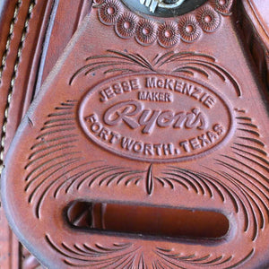 15.5" USED RYON'S CALF ROPING SADDLE Saddles - Used Ryons