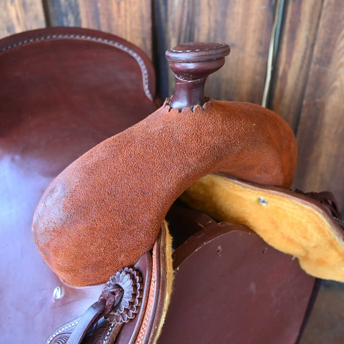 16" JEFF SMITH DONN LESON COW HORSE SADDLE Saddles - New Jeff Smith