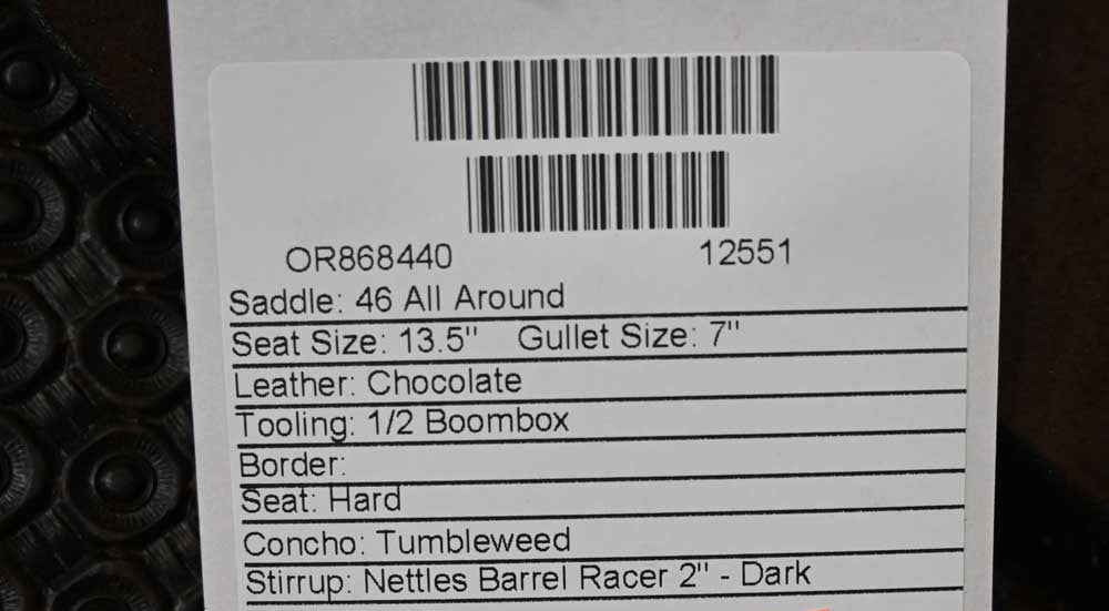 13.5" MARTIN ALL AROUND SADDLE Saddles - New Martin Saddlery