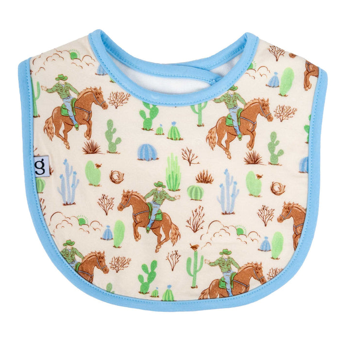 Saddle Up Cowboy Toile Bib Set KIDS - Baby - Baby Accessories Goosies