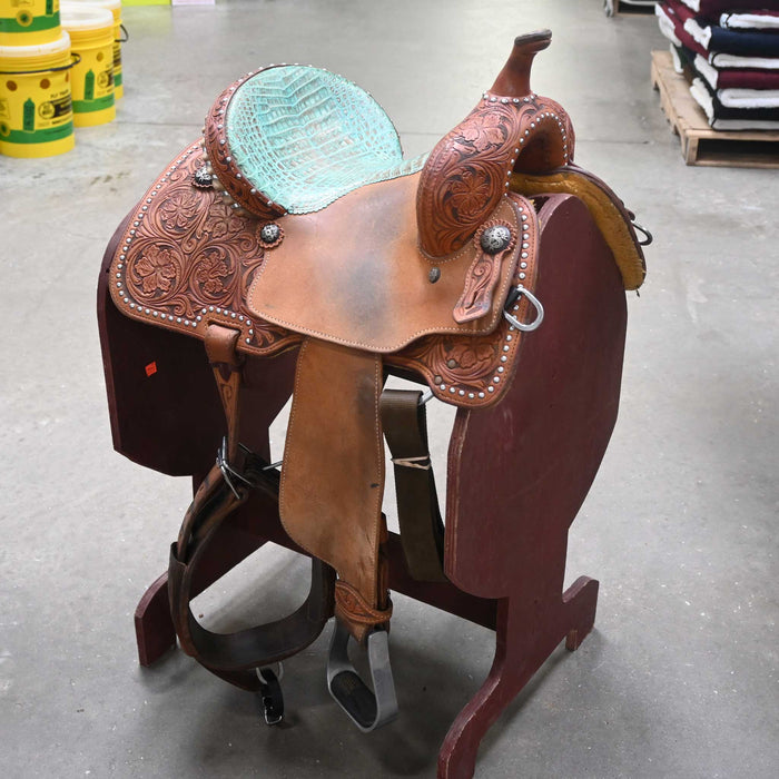 12.5" USED TOD SLONE BARREL SADDLE Saddles - Used Tod Slone