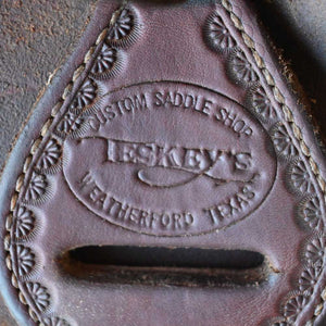 15" USED TESKEY'S RANCH ASSOCIATION SADDLE