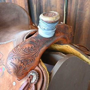 14" USED TESKEY'S TEAM ROPING SADDLE Saddles - Used Teskey's Saddlery