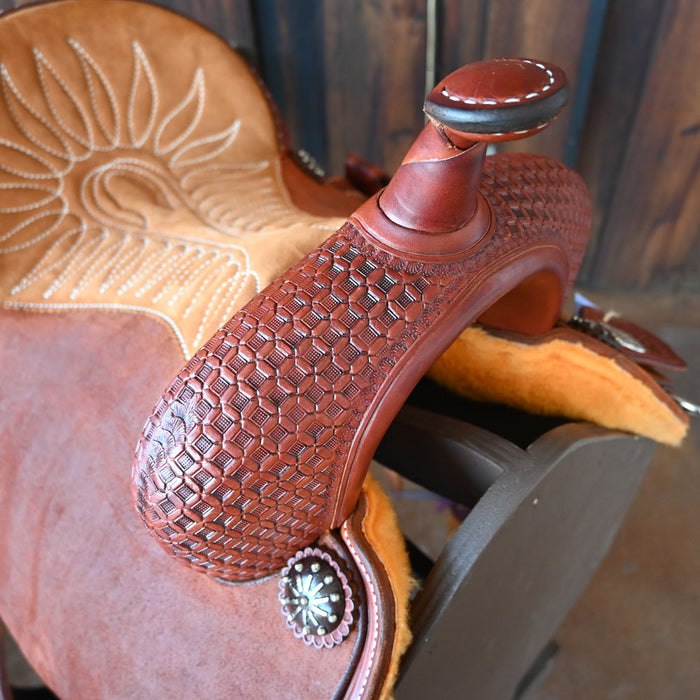 15" MARTIN BTR BARREL SADDLE Saddles - New Martin Saddlery