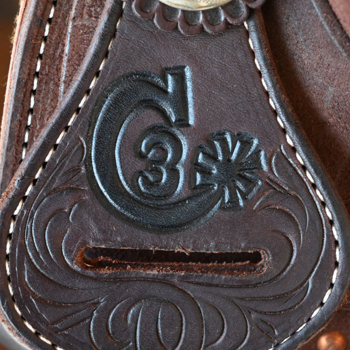 15" USED JEFF SMITH C3 BARREL SADDLE Saddles - Used Jeff Smith