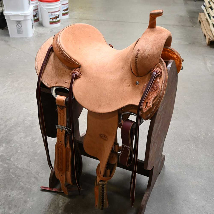 15" TESKEY'S PRO CUTTER RANCH CUTTER SADDLE Saddles - New Teskey's Saddlery