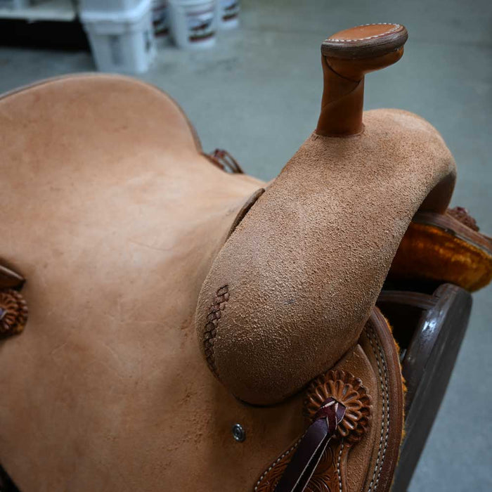 15" TESKEY'S PRO CUTTER RANCH CUTTER SADDLE Saddles - New Teskey's Saddlery