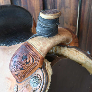 15" USED X REINSMAN ROPING SADDLE Saddles - Used Martin Saddlery