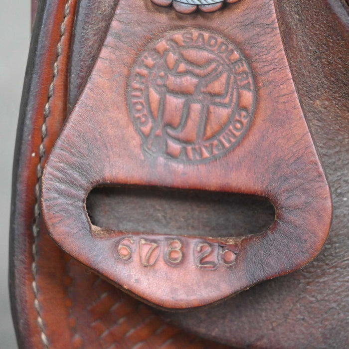 12.5" USED COURTS YOUTH TEAM ROPING SADDLE Saddles - Used Courts Saddlery