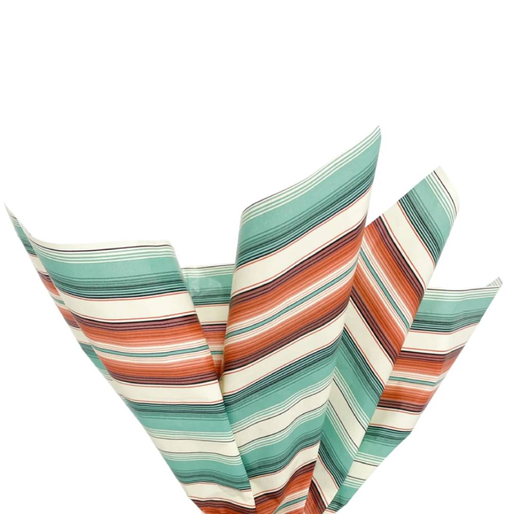 Desert Stripe Tissue Paper- 6 Sheets HOME & GIFTS - Gifts Party West   