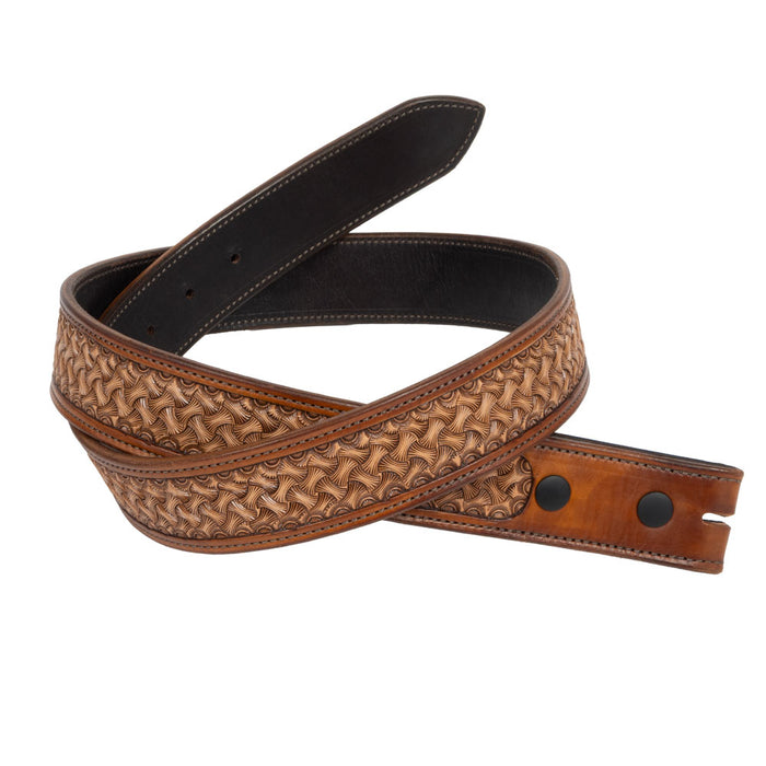 Randall Top Shelf Tooled Dog Bone Belt - Tan/Natural MEN - Accessories - Belts & Suspenders Randall Top Shelf