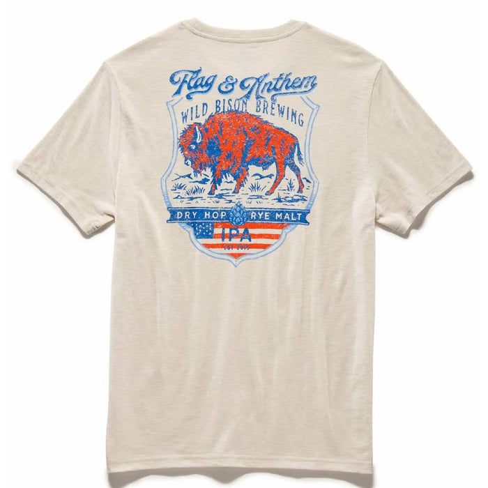 * Flag & Anthem Men's Wild Bison Brewing Slub Tee - FINAL SALE MEN - Clothing - T-Shirts & Tanks Flag And Anthem