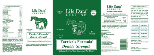 Life Data Farrier's Formula- Double Strength Equine - Supplements Life Data