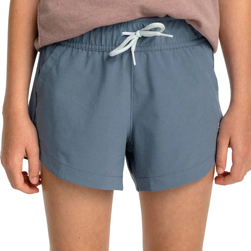 Free Fly Girl's Pull-On Breeze Short - Pacific Blue KIDS - Girls - Clothing - Shorts Free Fly Apparel
