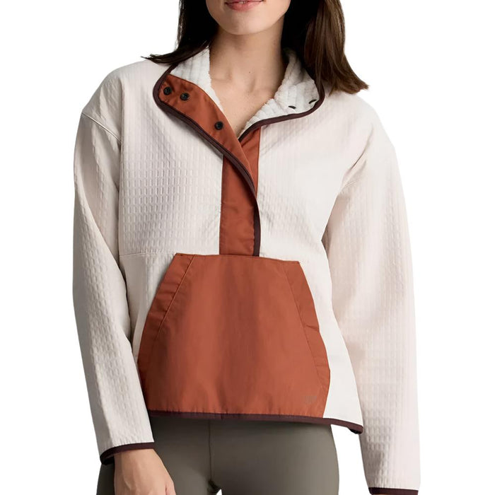 * Free Fly Women's Gridback Fleece Snap Pullover - FINAL SALE WOMEN - Clothing - Pullovers & Hoodies Free Fly Apparel