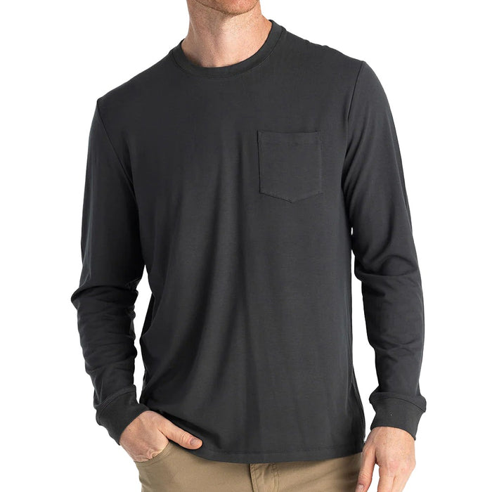 * Free Fly Men's Bamboo Flex Pocket Tee - FINAL SALE MEN - Clothing - Shirts - Long Sleeve Free Fly Apparel