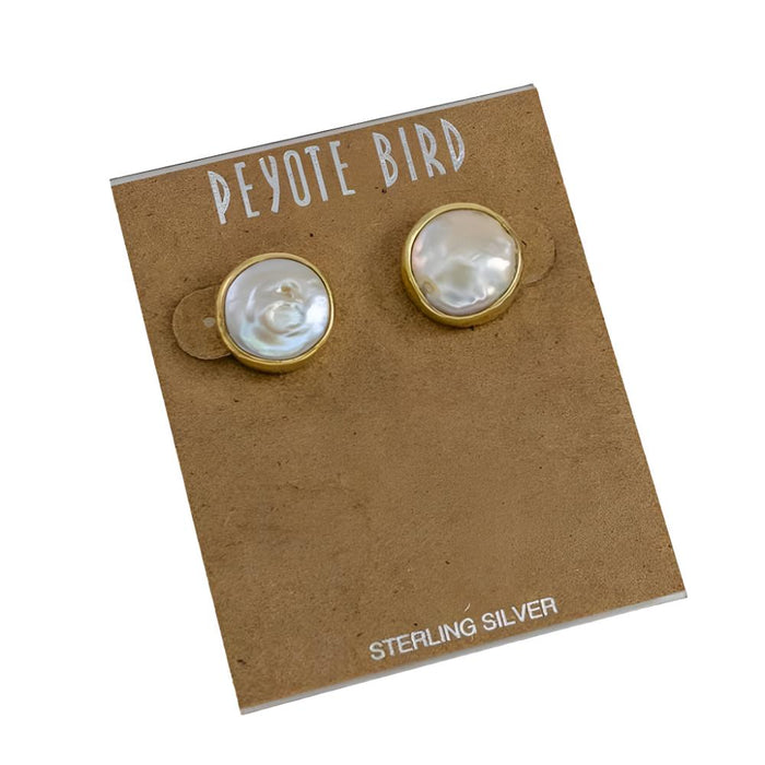 Fresh Water Pearl Stud Earrings WOMEN - Accessories - Jewelry - Earrings Peyote Bird Designs