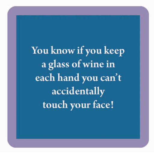 "Glass Of Wine" Coaster HOME & GIFTS - Gifts Drinks On Me