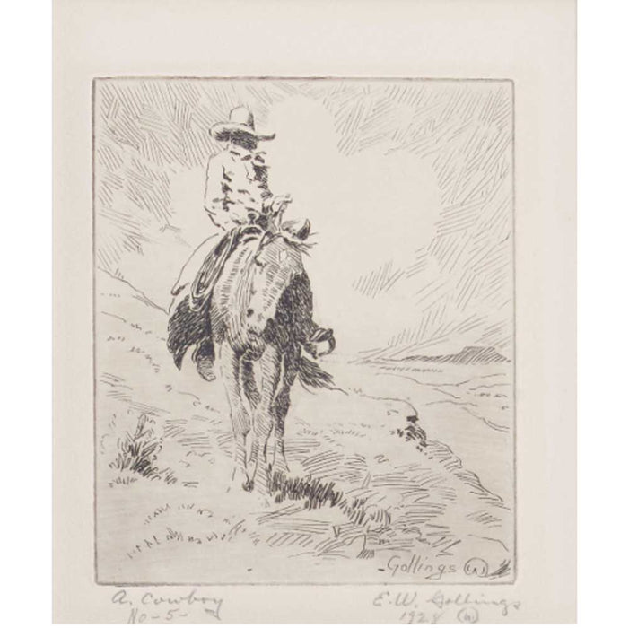 A Cowboy by E.W. Gollings Collectibles E.W. Gollings