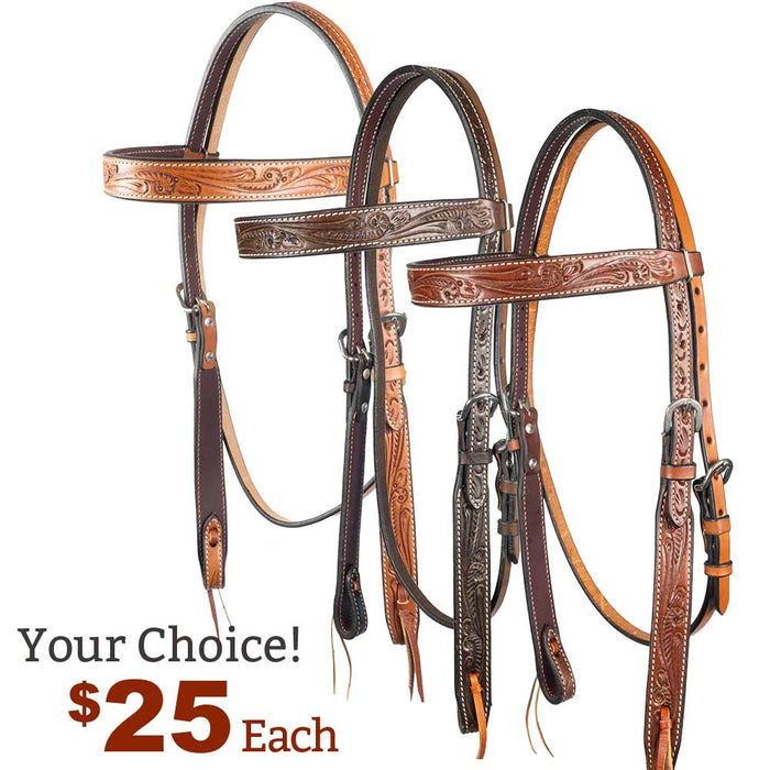 NEW Teskey's Argentinian Floral Browband Headstall - Your Choice