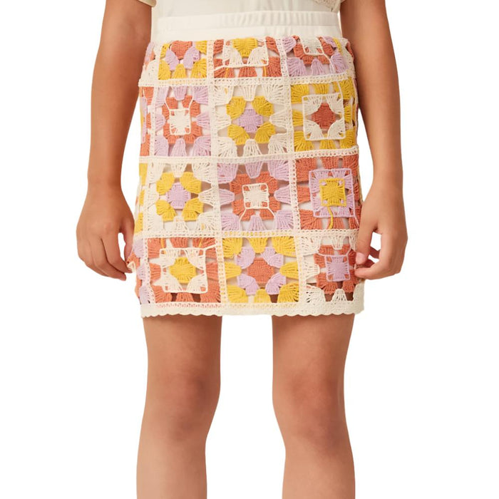 * Hayden Girl's Crochet Knit Mini Skirt - FINAL SALE KIDS - Girls - Clothing - Skirts Hayden Los Angeles
