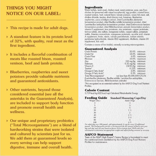 Taste of the Wild High Prairie Dry Dog Food Feed & Hay - Feed Taste of the Wild