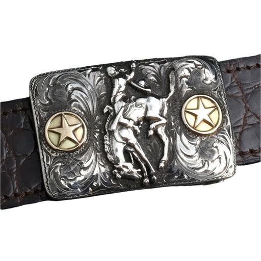 Comstock Heritage Bronc & Stars Belt Buckle _CA251 ACCESSORIES - Additional Accessories - Buckles Comstock Heritage