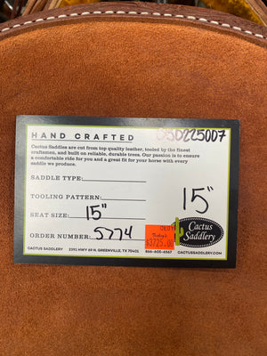 15" CACTUS RANCH SADDLE