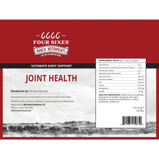 6666 Ranch Nutriments Joint Health Pellets Equine - Supplements 6666 Ranch Nutriments