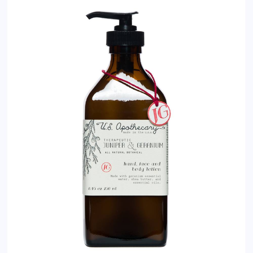 US Apothecary Juniper & Geranium Lotion- 8.45oz HOME & GIFTS - Bath & Body - Lotions & Lip Balms US Apothecary   