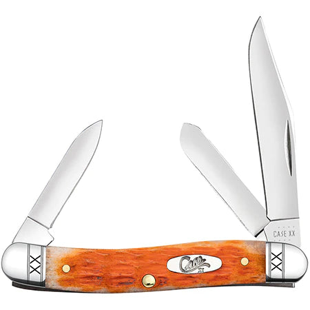 Case Crandall Jig Cayenne Bone Medium Stockman Knives W.R. Case