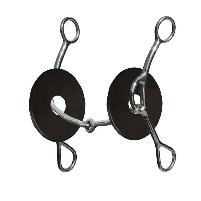Professional's Choice Brittany Pozzi Long Cheek Smooth Snaffle Lifter Series Tack - Bits Professional's Choice