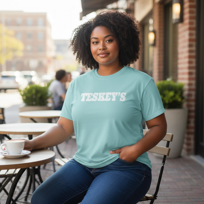 Teskey's Plain Logo Tee - Chalky Mint