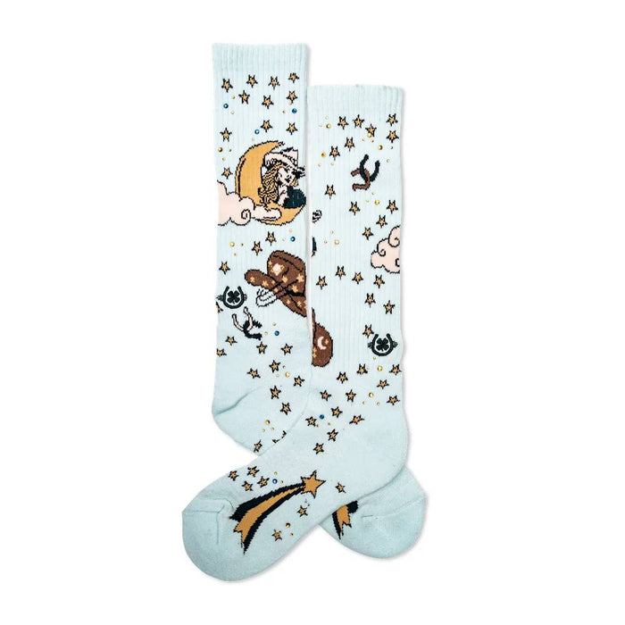 Lucky Chuck "Cosmic Cowgirl" Performance Socks WOMEN - Clothing - Intimates & Hosiery Lucky Chuck