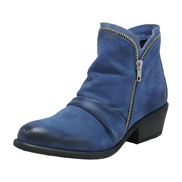 Miz Mooz Camile Bootie - Ocean Suede - FINAL SALE WOMEN - Footwear - Boots - Fashion Boots MIZ MOOZ INC.