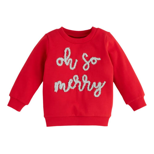 Mud Pie Toddler Oh So Merry Sweatshirt KIDS - Baby - Baby Girl Clothing Mud Pie