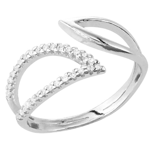 Montana Silversmiths Radiant Reflections Crystal Open Ring WOMEN - Accessories - Jewelry - Rings Montana Silversmiths
